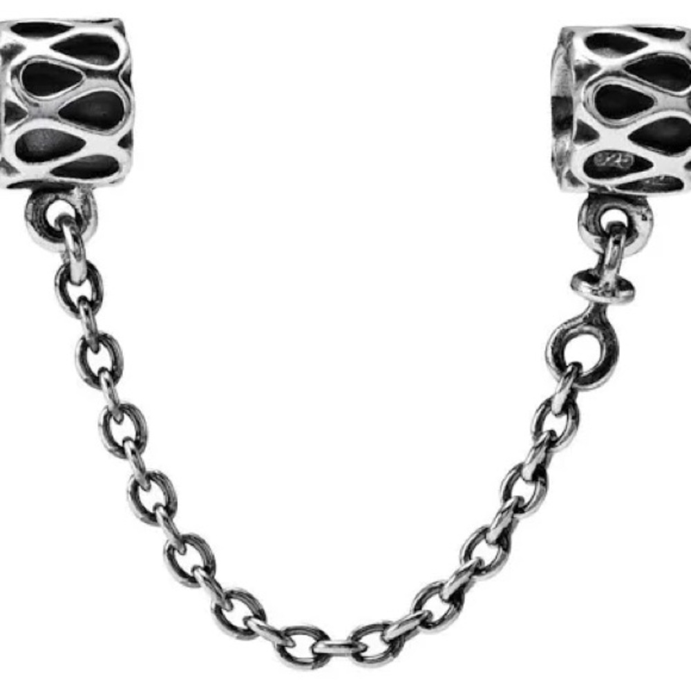 RETIRED Pandora Raindrops Safety Chain - Picture 3 of 3